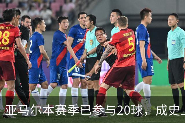 亚马尔本赛季已参与20球，成史上第三快单赛季贡献10球10助球员
